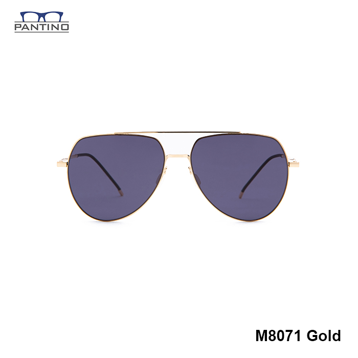 Kính Râm , Kính Mát Nam, Nữ Phân Cực, Chống Tia UV, Chống Chói Lóa PANTINO Chính Hãng Hàn Quốc Mã M8071 Gold