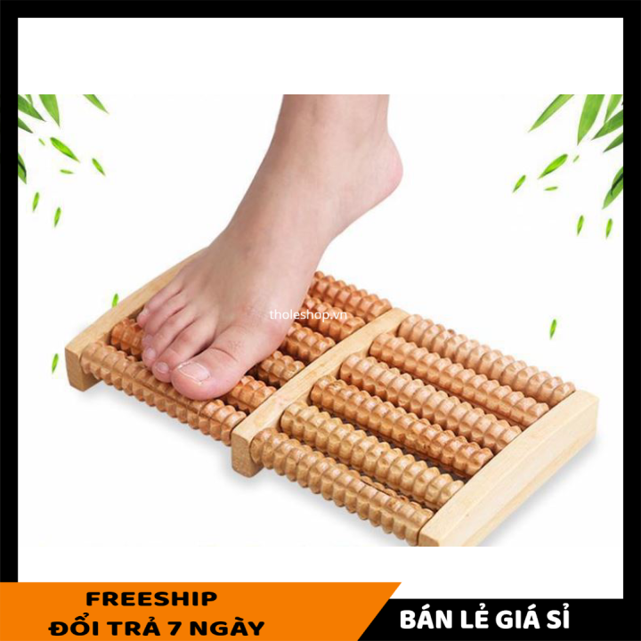 Dụng cụ massage chân 5 bàn làm từ gỗ tự nhiên cao cấp giúp thông huyệt đạo giảm stress - Massage chân bằng gỗ - Massage chân cao cấp [LẺ GIÁ SỈ]