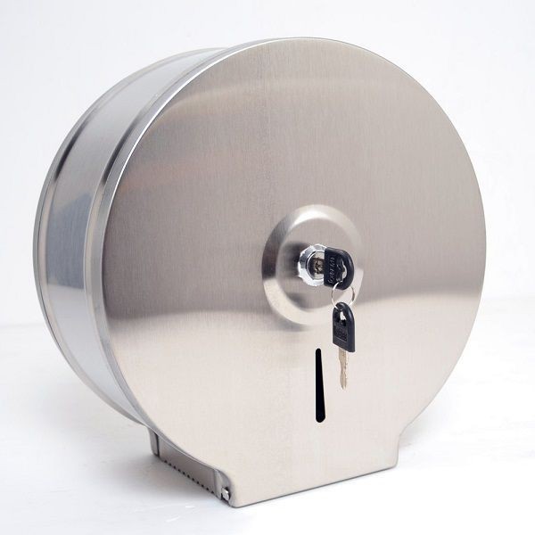 Hộp đựng giấy vệ sinh tròn gắn tường cỡ lớn INOX 304