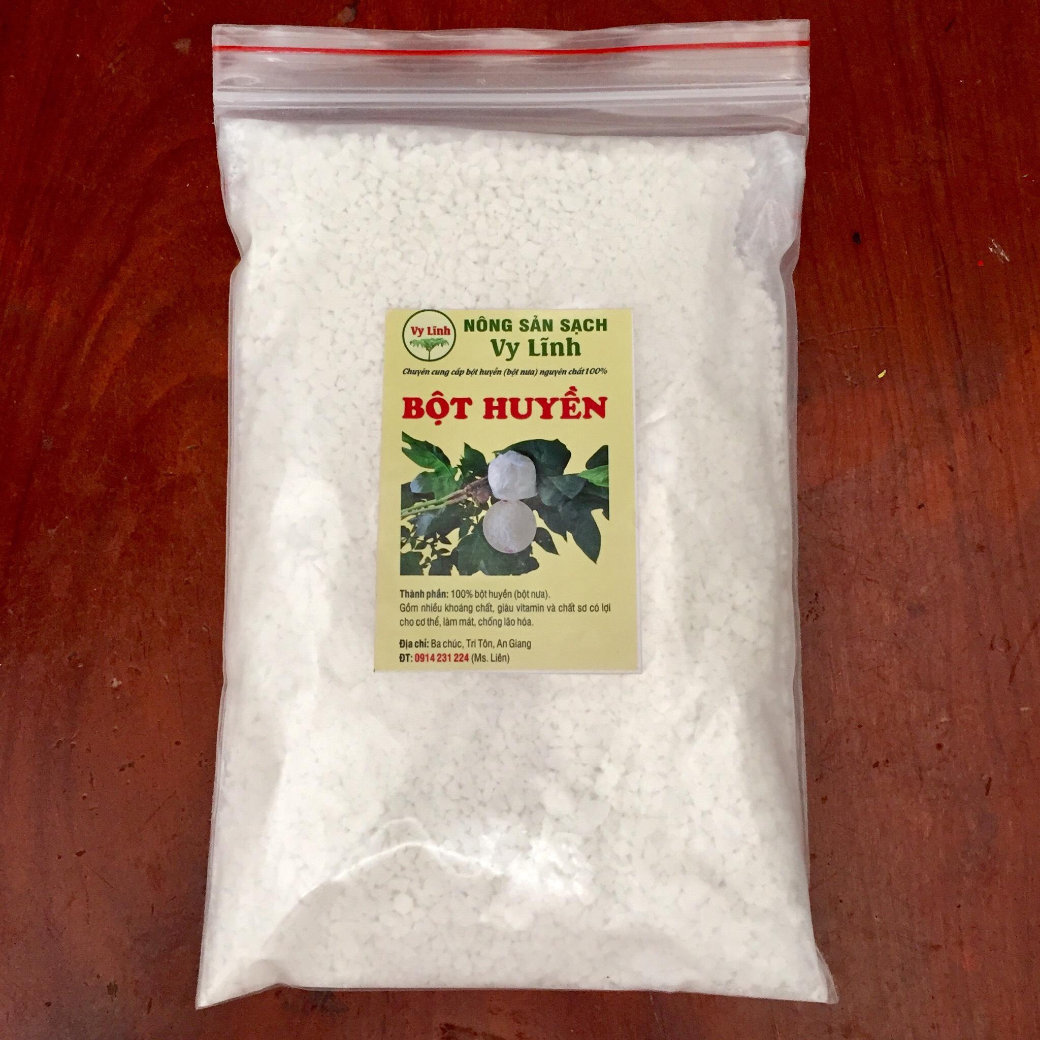 [HCM]Túi 1kg - Bột huyền (bột nưa/konjac/konnyaku) - đặc sản vùng 7 Núi An Giang