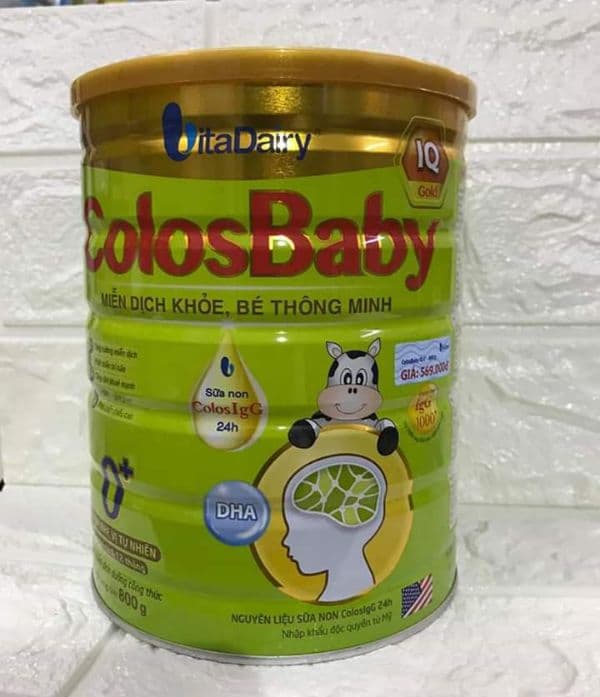Sữa bột Colosbaby IQ Gold 0+ 800gr (Date mới)
