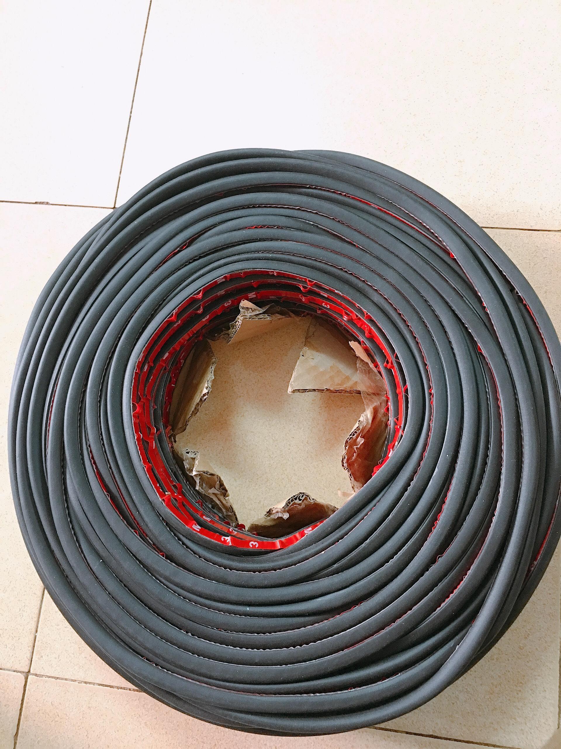 Gioăng cao su chữ D 13x15mm chống ồn cách nhiệt cuộn 15m