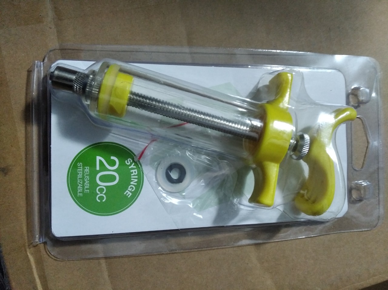 [HCM]Xi lanh Recca 20ml thanh pitong được làm bằng thép không gỉ khoá chắc chắn không bị rò rỉ dung dịch ra ngoài