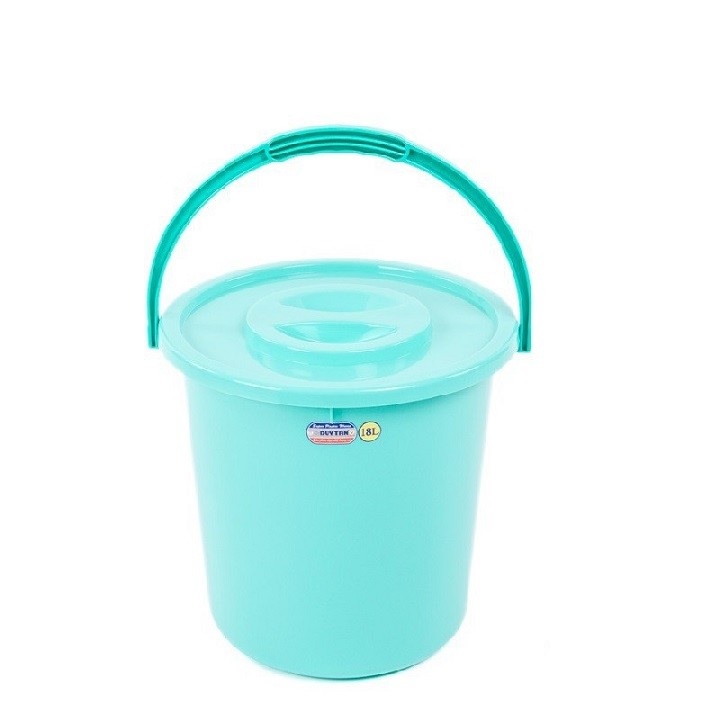 Xô duy tan no.h154 xô nhựa 18 lít có nắp 36 x 33 x 32 cm - 8000836200