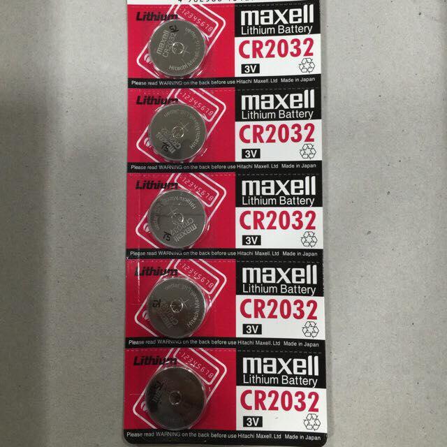 Combo vỉ pin 2032 maxell cr2032 pin 3v lithium vỉ 5 viên