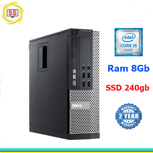 [Trả góp 0%]Cây Máy Tính Đồng Bộ Dell Optiplex 7010 Core I5 3470 Ram 8Gb Ổ Cứng Ssd 240Gb-Bh 24T