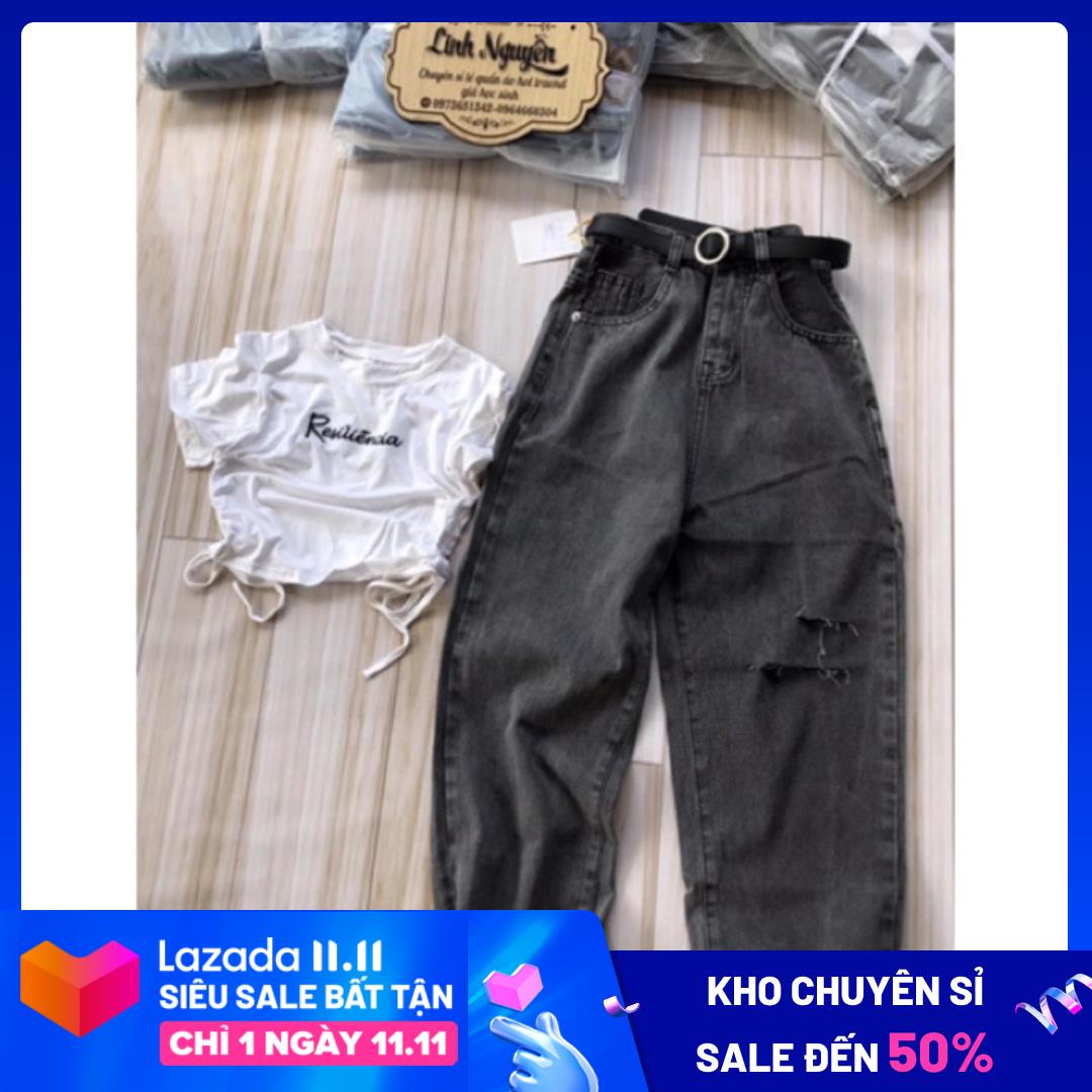 Set bộ baggy xám 2line + crop rút dây, sản phẩm có mẫu mã đa dạng, mang lại cảm giác thoải mái cho người mặc, cam kết sản phẩm như hình