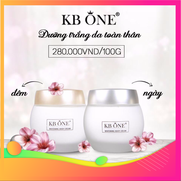 [HCM][ Chính hãng ] Kem Dưỡng Trắng Da Toàn Thân Ban Ngày KB.ONE 100g ( KB Ngày Nhỏ )