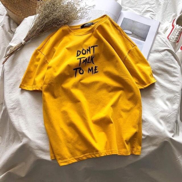 Áo thun áo thun nữ áo kiểu nữ áo kiểu nữ xinh đẹp áo thun nữ TALK ME thời trang vải cotton dày mịn thoáng mát