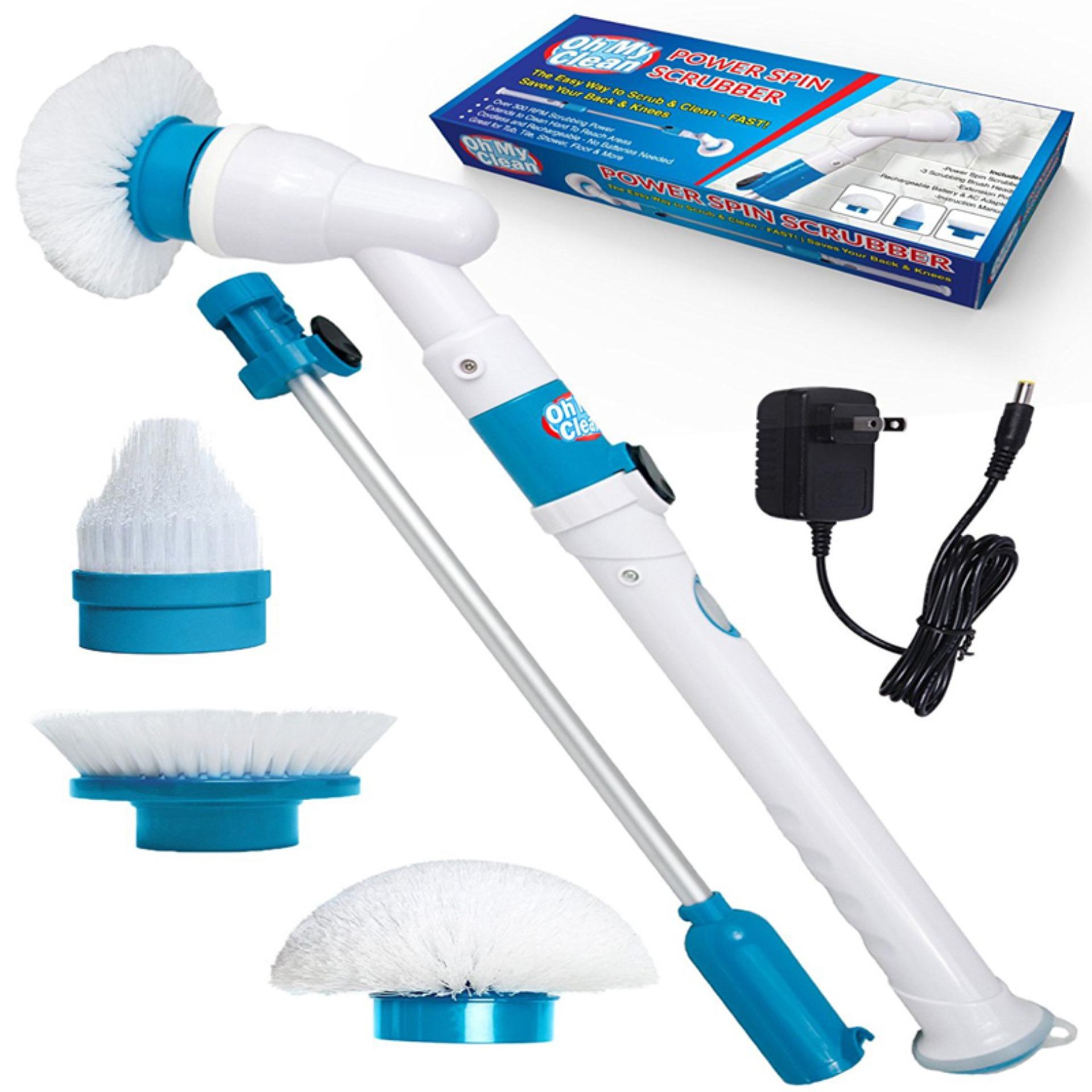 Chổi điện đa năng chà vết bẩn thông minh 360 độ, đánh bay mọi vết bẩn, 3 trong 1. bảo hành lỗi 1 đổi 1.