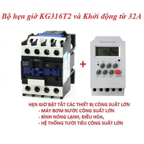Bộ hẹn giờ tự động bật tắt thiết bị công suất lớn 3KW