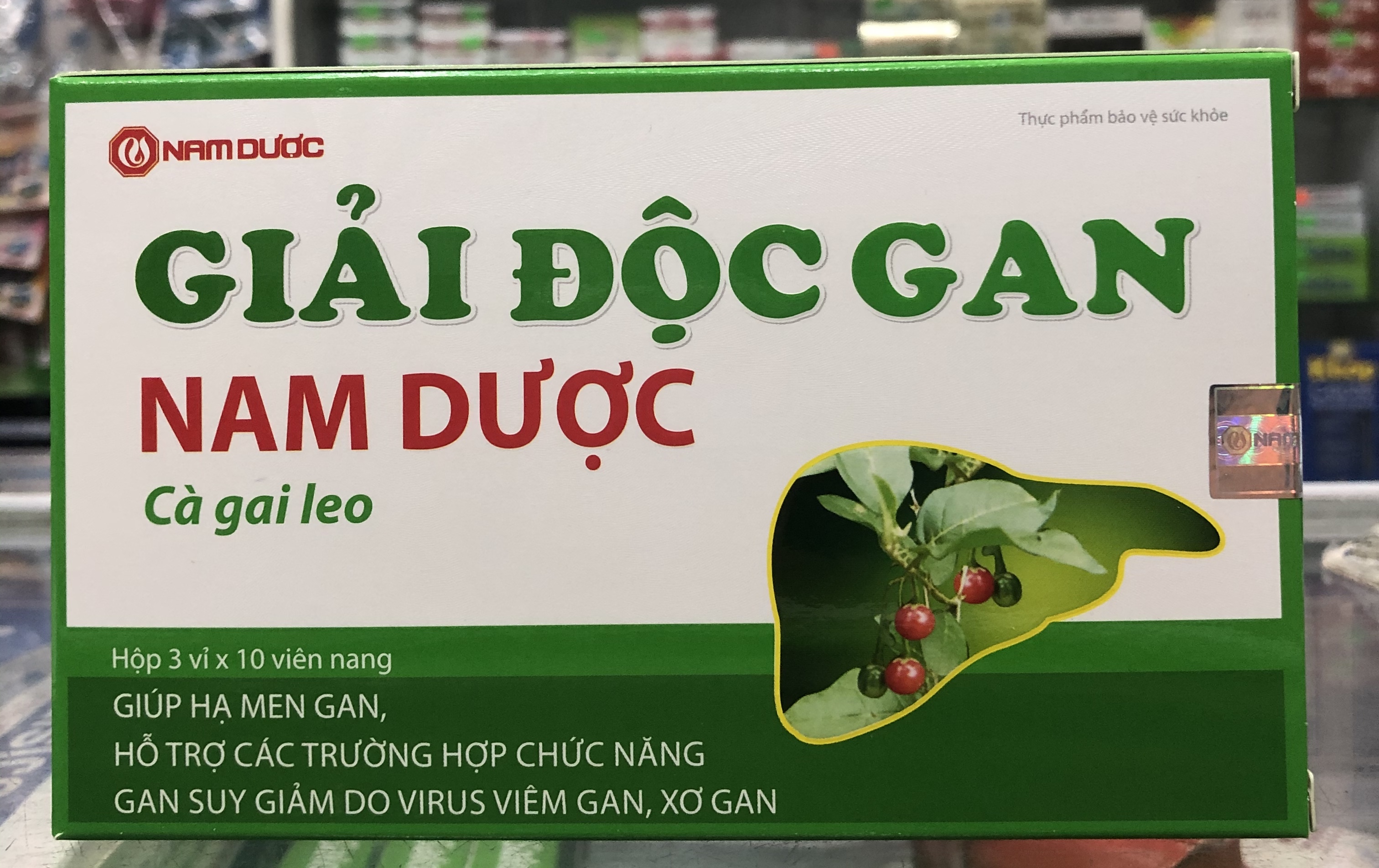 Giải độc gan Nam Dược - 30 viên - Giúp hạ men gan hỗ trợ các trường hợp chức năng gan suy giảm do virus viêm gan xơ gan