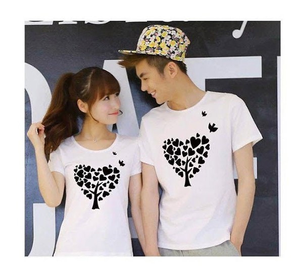 🔥HOT🔥Mẫu áo đôi trái tim cực cute 35k/1 áo |Thời trang OCN