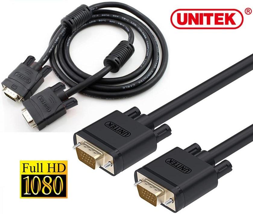 Dây cáp màn hình vga full hd 5 mét unitek y-c505g y-c505a