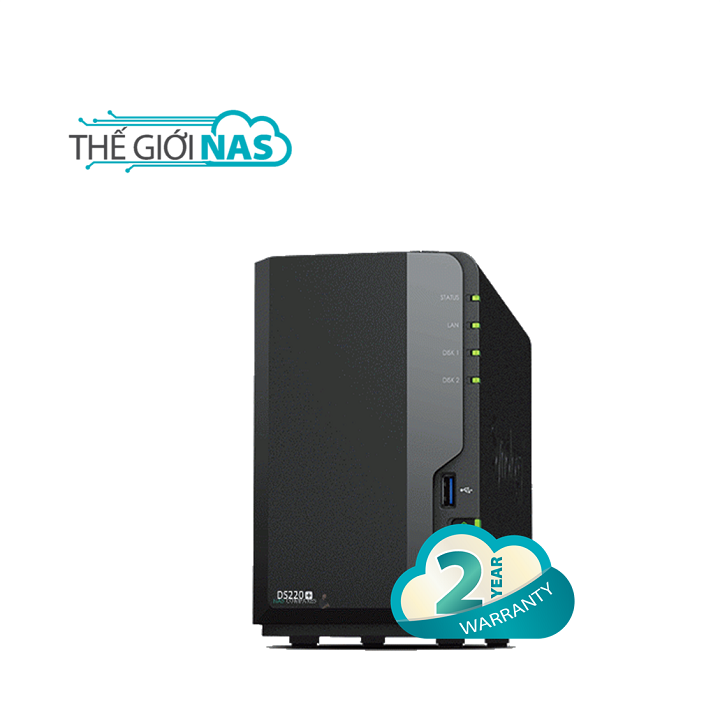 Thiết bị lưu trữ mạng NAS Synology DS220+