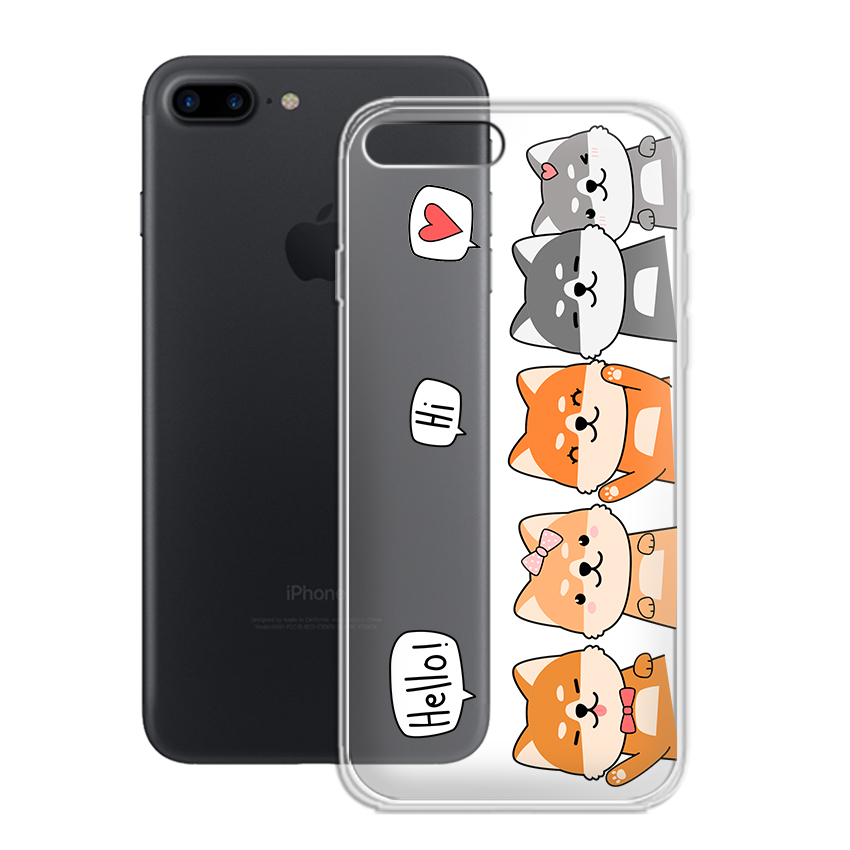[HCM]Ốp lưng in nổi họa tiết chibi cho Apple Iphone 7 Plus/Iphone 8 Plus - 01014 8078 D04 - Silicone Dẻo