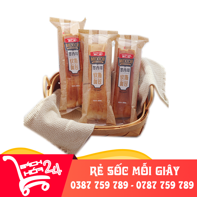 [ BÁNH MỀM - ĂN LÀ GHIỀN ] 01 Cái Bánh Mì tươi Mexico Guo Ren Yuan Đài Loan - (Date:06 tháng)【Bách Hóa 24】