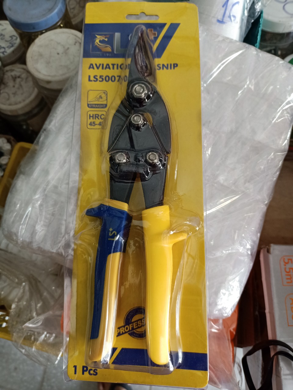 KÉO CẮT THẠCH CAO, CẮT TÔN LS (THẲNG - CONG PHẢI - CONG TRÁI)