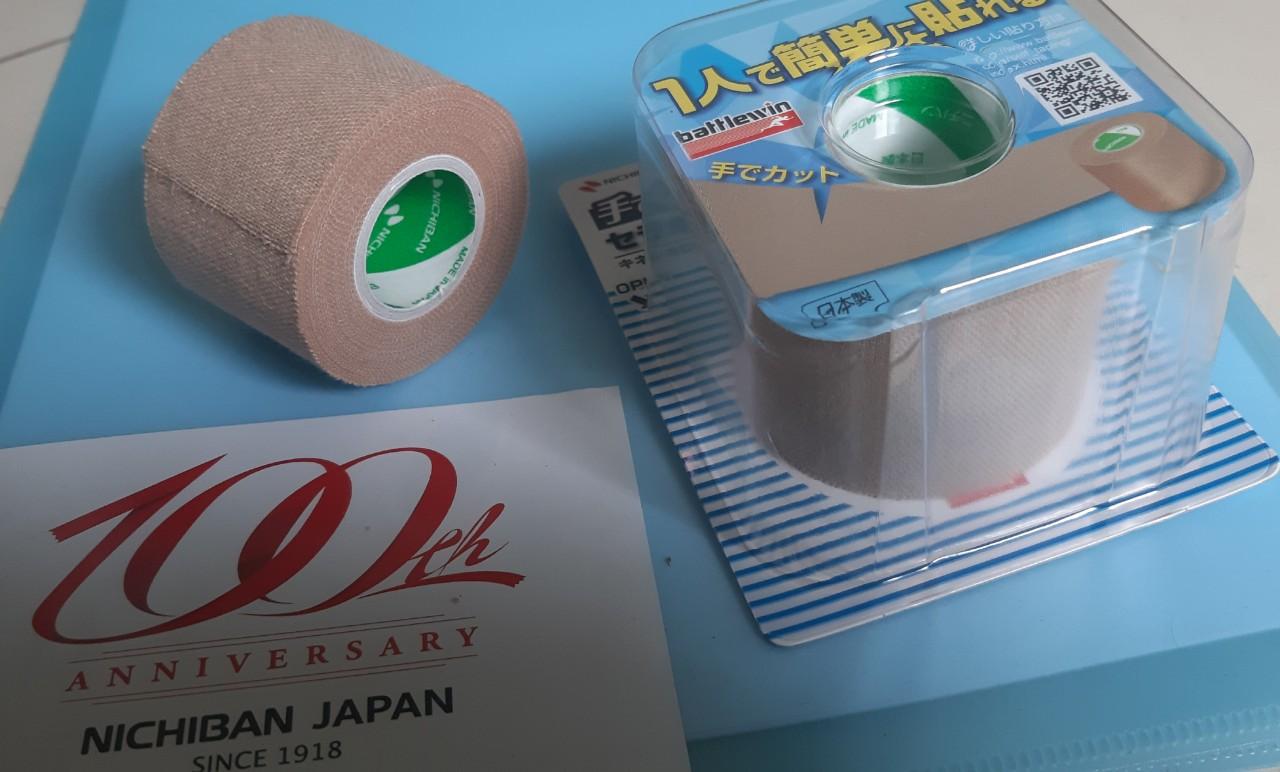 BĂNG DÁN CƠ THỂ THAO CAO CẤP BATTLEWIN KINESIO- NICHIBAN NHẬT BẢN