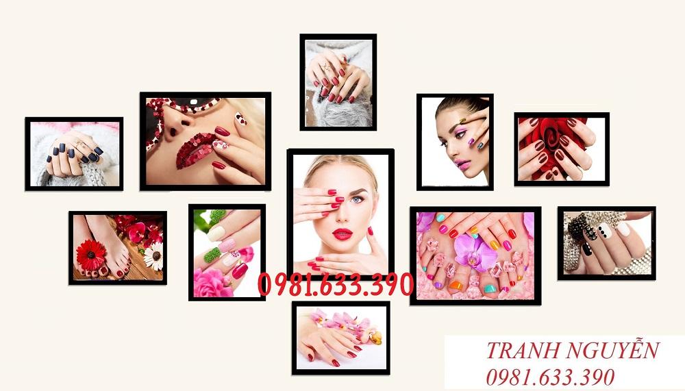 BỘ 11 TRANH NAIL, NỐI MI, SPA
