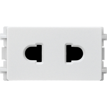 84426sus we g19 - ổ cắm đơn 2 chấu size s dòng zencelo a màu trắng - schneider electric