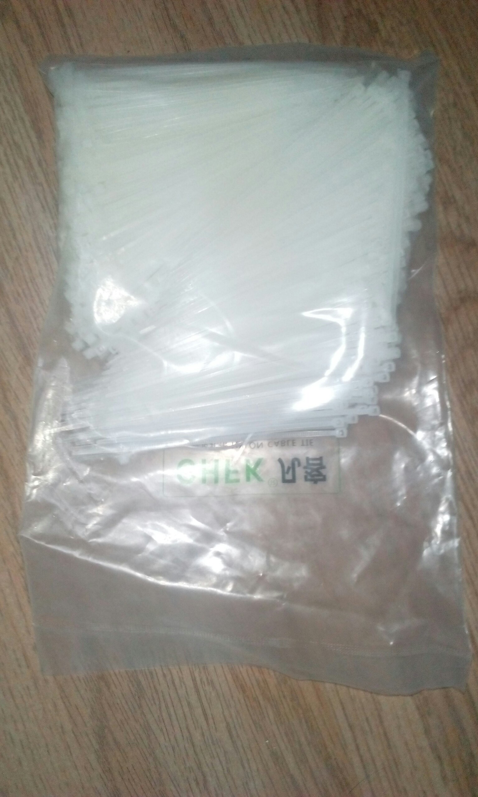 Dây thít cáp, dây gút cáp nhựa, dây rút 3x100 màu trắng(Nylon cable tie)