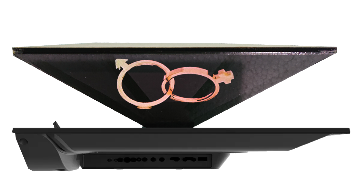 Máy chiếu 3D Hologram Pyramid cho Tivi 42 inch