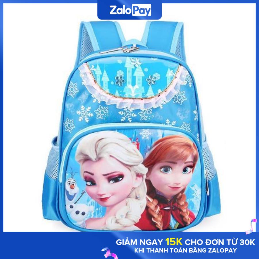 [HCM]Balo đi học Balo cho bé gái đi học Mầm Non hình công chúa Elsa đáng yêu KDR-BL022 Kodoros