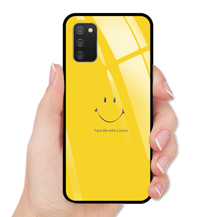 Ốp lưng samsung galaxy a02s in hình dễ thương - mặt kính cường lực - 03118