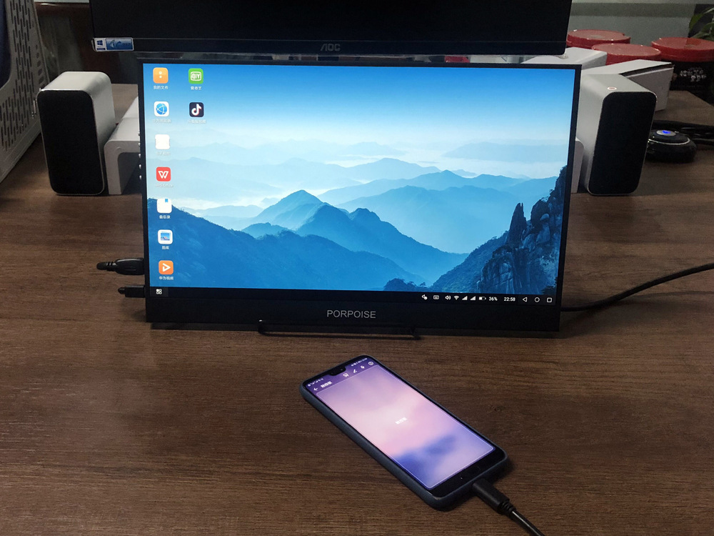 Màn hình di động IPS HDR viền siêu mỏng - PORPOISE