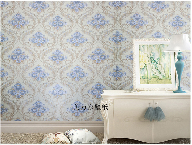 Cuộn 20m x 0.45m decal giấy dán tường hoa đằng xanh keo sẵn bóc dán a014a