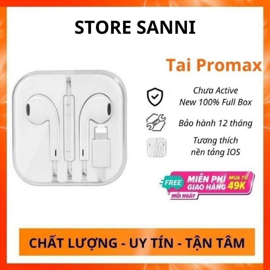 Tai nghe có dây Sanni hợp với dòng iphone 7 plus đến xsmax, tai nghe nhét tai khử tiếng ồn có micro thích hợp. Tai nghe gaming nhét tai có mic dành cho game thủ, tai nghe chụp tai chơi game, tai nghe samsung, tai nghe iphone