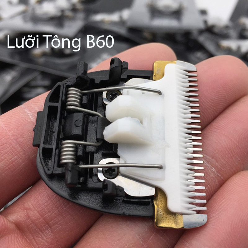 Lưỡi tông đơ B60 chính hãng HuaErBo lưỡi sứ cực sắc bén.