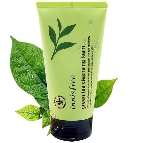 Sữa rửa mặt chiết xuất trà xanh Innisfree Hàn Quốc