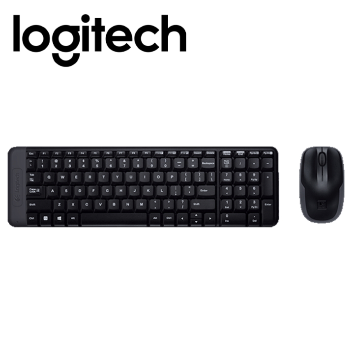Bộ Bàn Phím Và Chuột Không Dây Logitech MK220 Nhỏ Gọn - Hãng Phân Phối - Bảo Hành 3 Năm