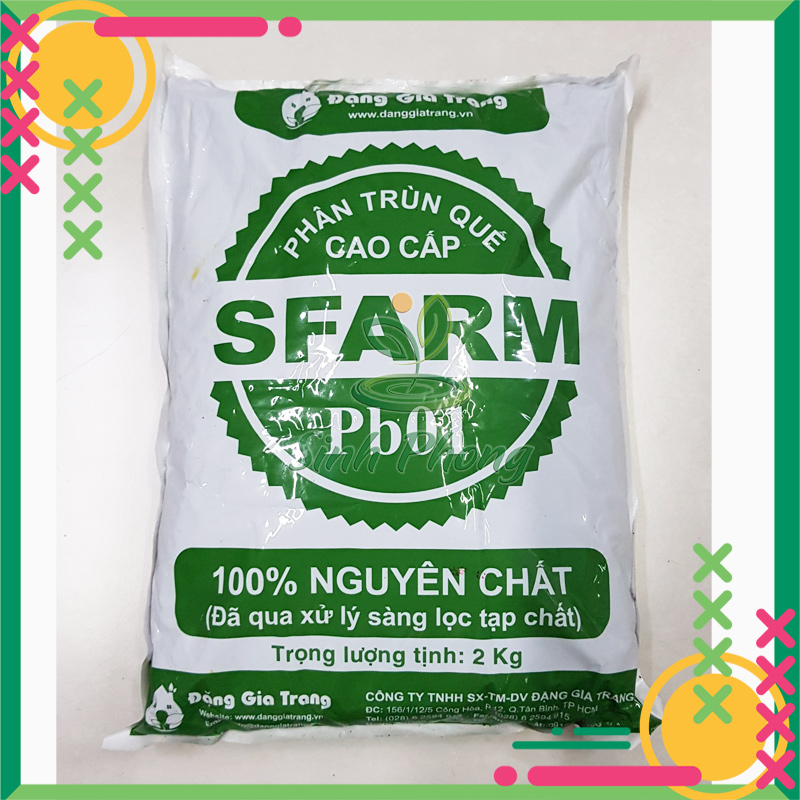 [HCM]Phân trùng (phân trùn) Quế cao cấp SFARM bao 2 Kg  - Sản phẩm chất lượng - gian hàng uy tín - giá luôn tốt - mua ngay kẻo lỡ !