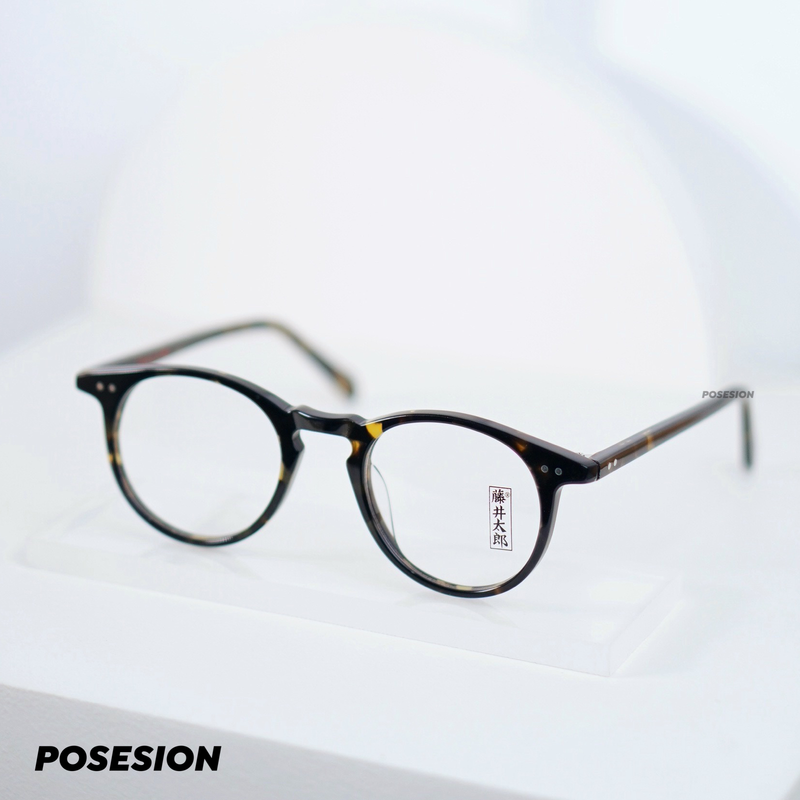 [HCM]Gọng kính tròn nam Posesion Kyo acetate cao cấp mắt kính cận nam phong cách Retro