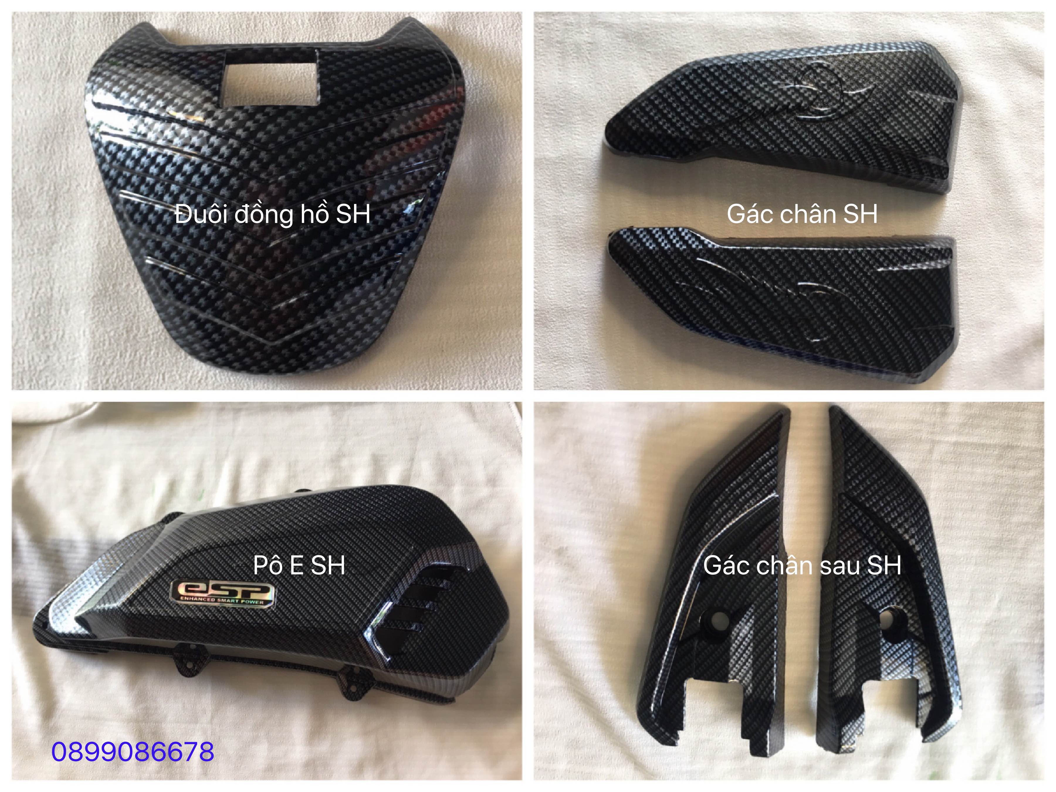 Ốp Carbon Xe SH 2017, 2018, 2019 loại 125 / 150 - Phụ kiện dành cho Honda SH