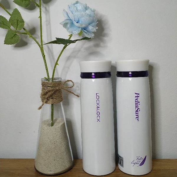 [HCM]Bình giữ nhiệt Lock&Lock Feather Light LHC4131PUPABB 500ml