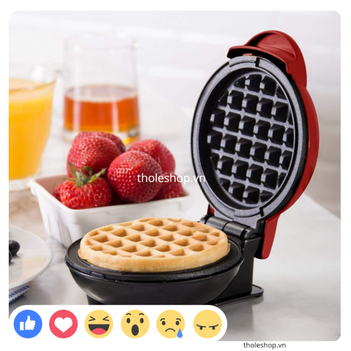 [SALE] Máy làm bánh - Máy nướng bánh DASH chống dính cao cấp - Máy làm bánh quế/bánh kẹp Waffle mini - Máy tự làm bánh bằng điện dễ vệ sinh