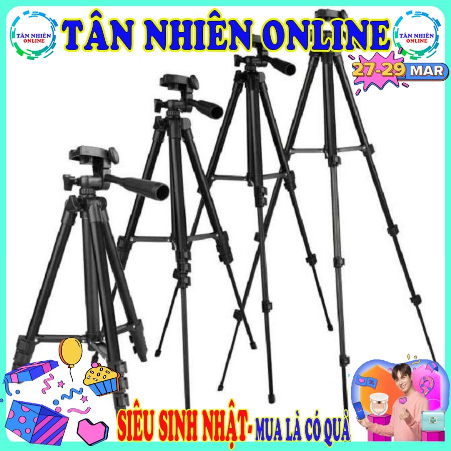 Gía đỡ Chụp Hình Tripod 3120 cao 1020mm  có kèm giá đỡ điện thoại  chuyên dùng livestream chụp ảnh quay video