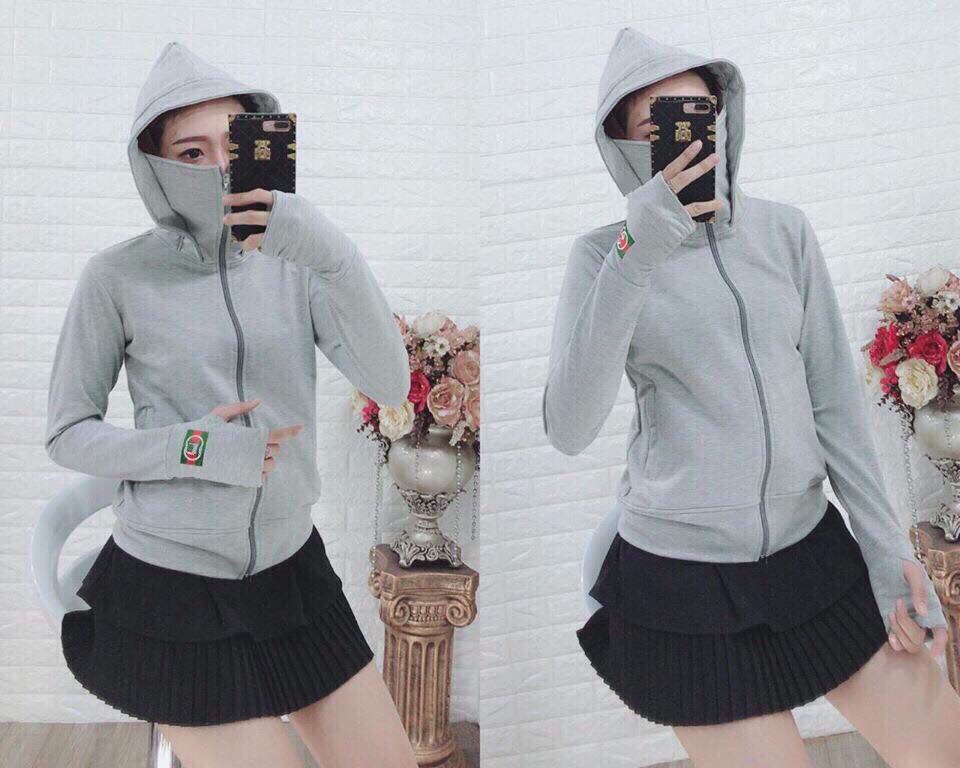 Áo khoác chống nắng che mặt che tay đa năng