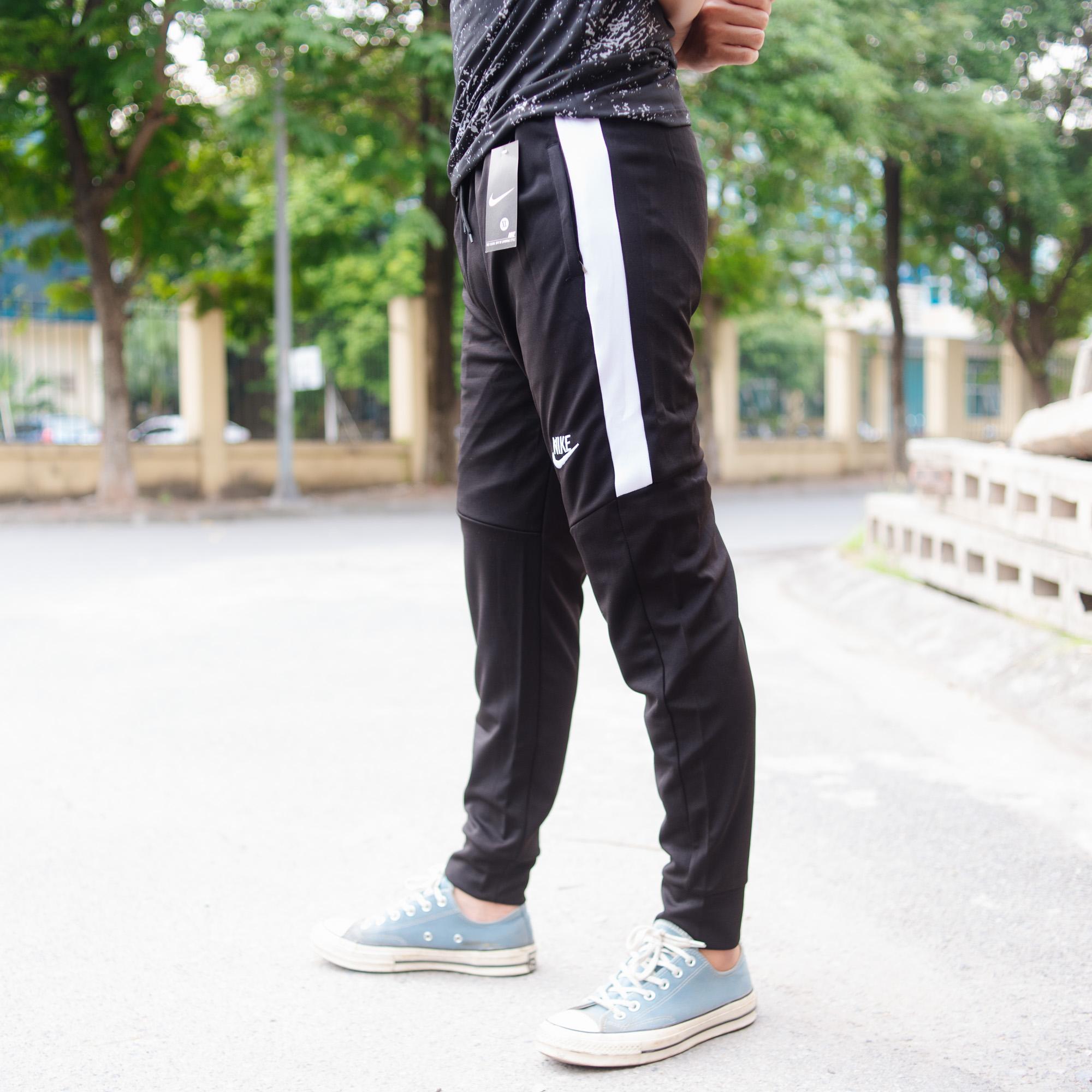 Quần jogger nam 1 sọc lửng tictic139