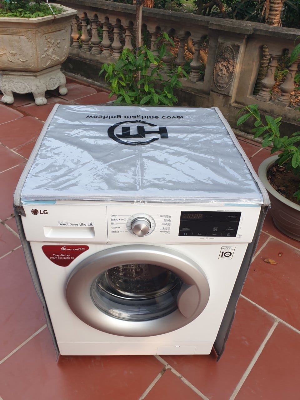 Vỏ bọc, Áo trùm máy giặt cửa ngang