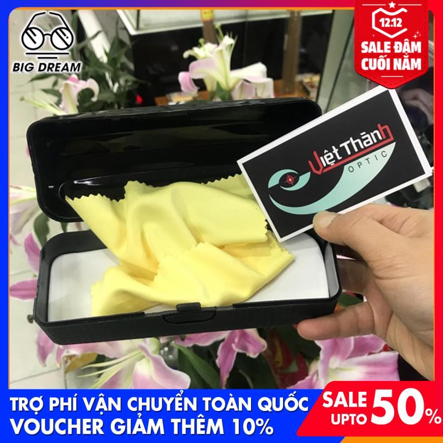 [PHỤ KIỆN] Hộp đựng mắt kính chuyên dụng - Hộp nhựa đựng kính mát thời trang + Tặng kèm khăn lau kính
