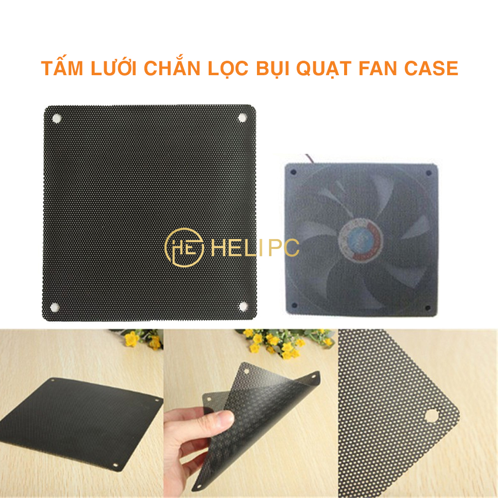 Tấm lưới chắn lọc bụi quạt fan case 12cm và 14cm