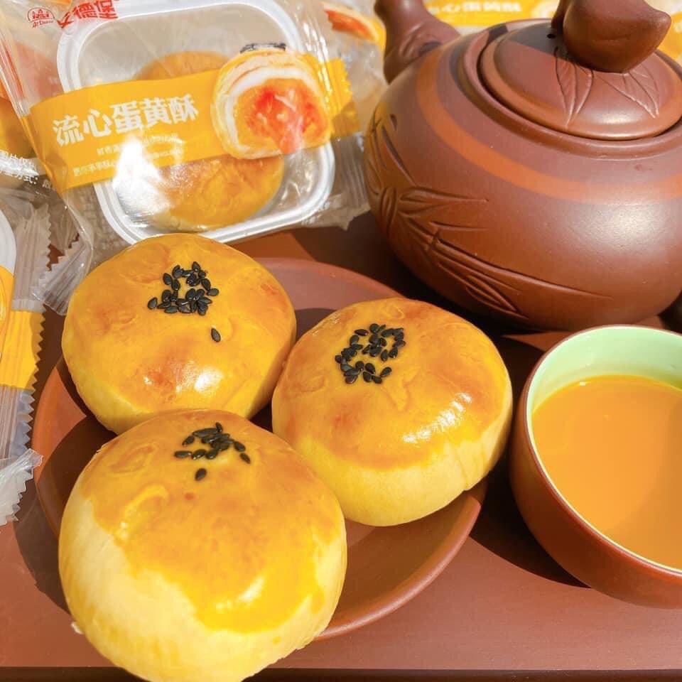 [HCM]BÁNH NƯỚNG TRỨNG CHẢY ĐÀI LOAN EGG- YOLK -PUFF - 500G (KHOẢNG 9 CÁI) -đồ ăn vặt nội địa