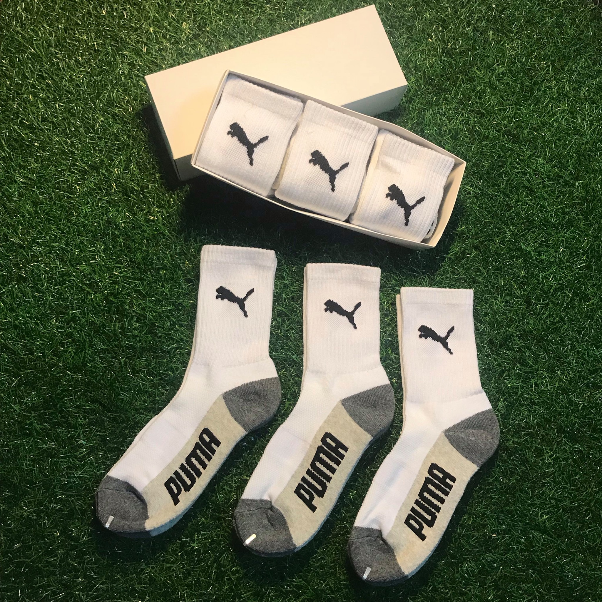 Tất Thể Thao Cổ Trung Puma hàng VNXK ( Mua 5 Đôi Tặng 1 Đôi Adidas Cổ trung hàng VNXK)