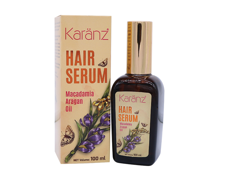 Tinh dầu dưỡng tóc mềm mượt, giữ nếp tóc uốn Karanz Macadamia Argan Oil 100ml