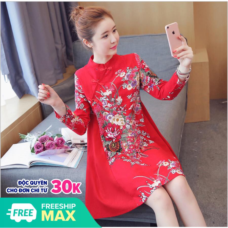 Váy bầu cách tân sang chảnh Bana mã V401